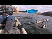 Load and play video in Gallery viewer, Rexstix rod holder for kayak fishing. Fastest release, locked to your kayak